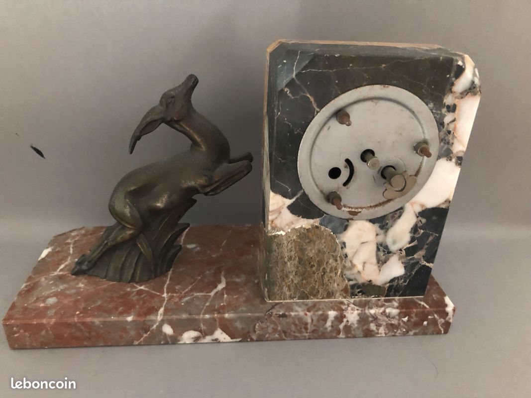 Horloge / Pendule marbre et régule (image 2)
