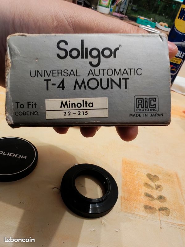 SOLIGOR 28 80 mm f 3,3 4,5 pour Minolta MD avec boite