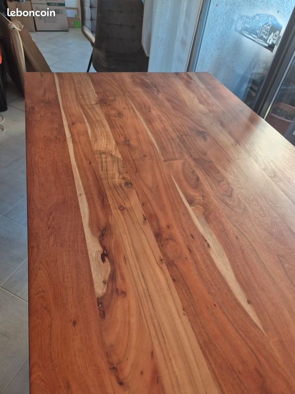 Table a manger en bois d acacia (image 8)