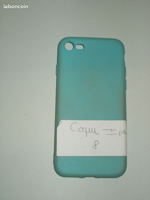 Coque Iphone 8 bleu (image 1)