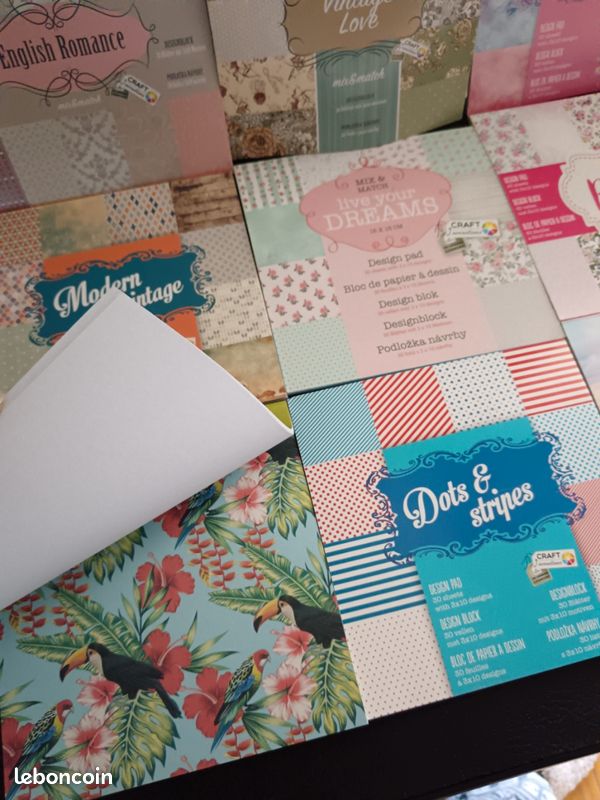 Gros lot scrapbooking loisirs créatifs activités manuelles papeterie strass (image 11)
