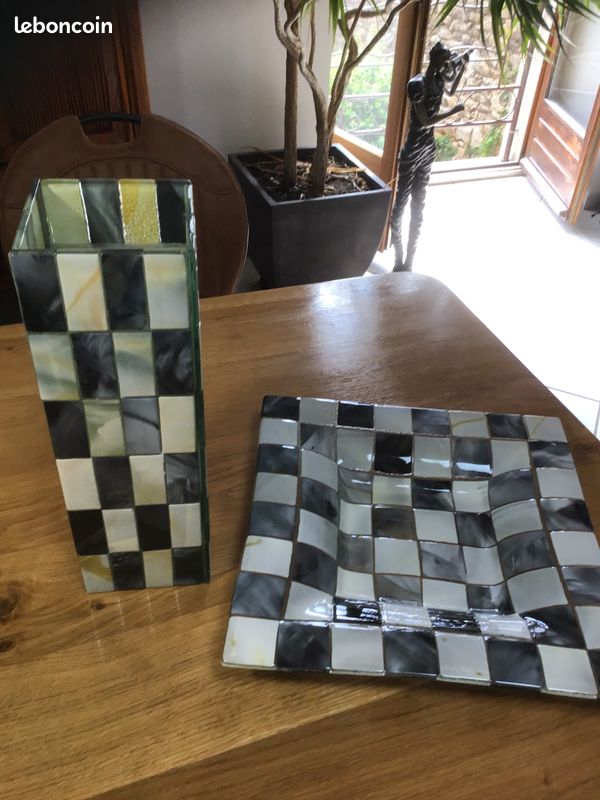 Vase et coupe Murano (image 1)
