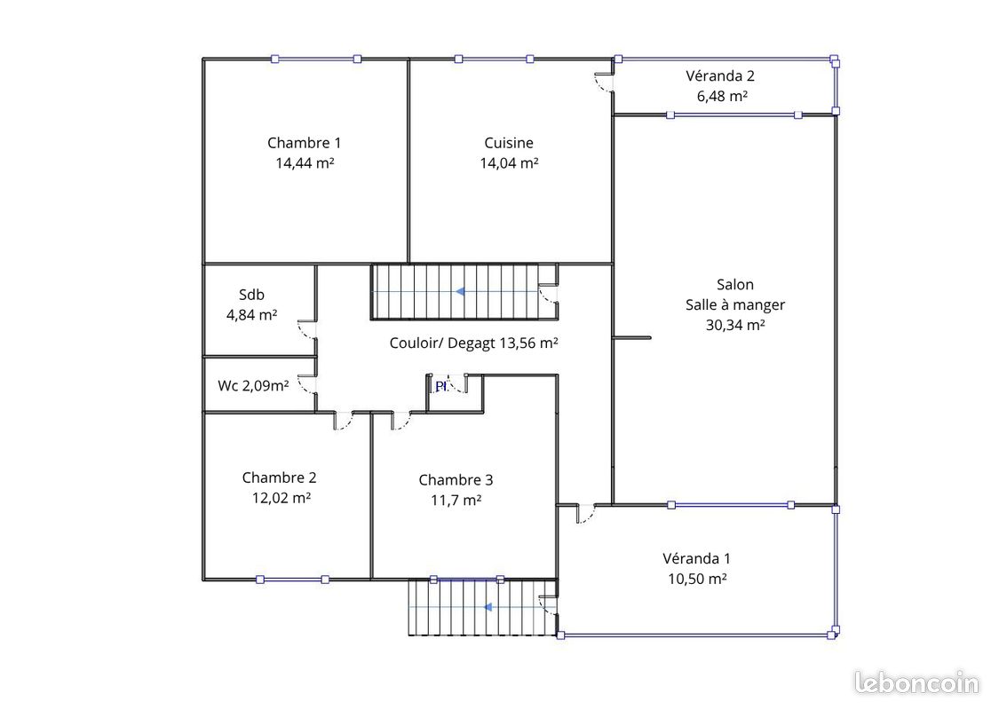 Maison 5 pièces 103 m2 (image 17)
