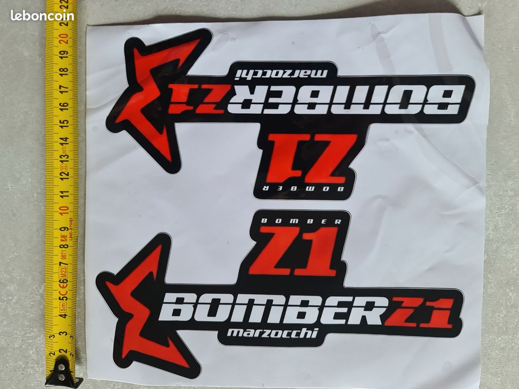 Sticker autocollant fourche velo vtt marzocchi - Équipements vélos