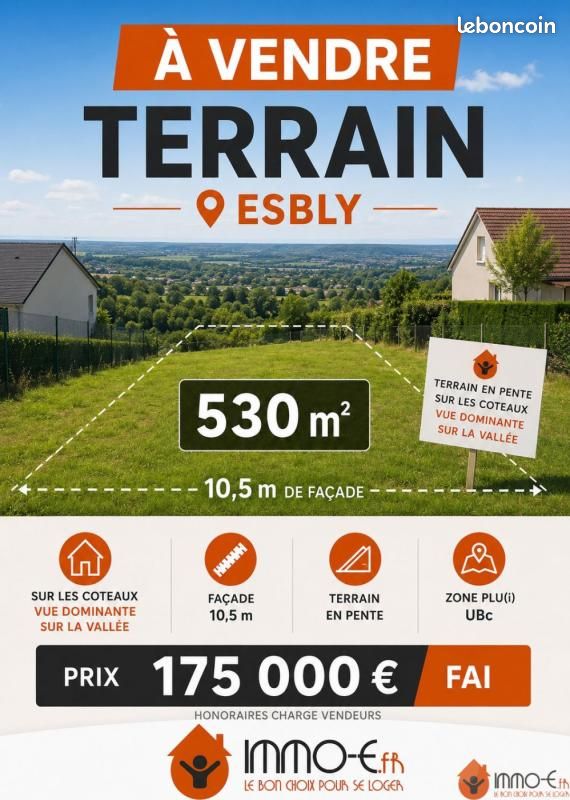 Terrain 530 m² Esbly · 175 000 €