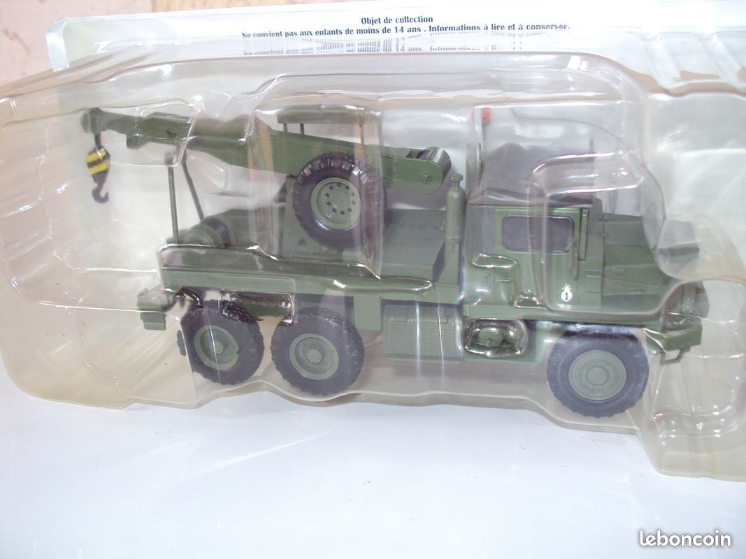 Camion Berliet GBC Grue Dépannage Armée Française - Solido 1/50 - Neuf Sous Boîte