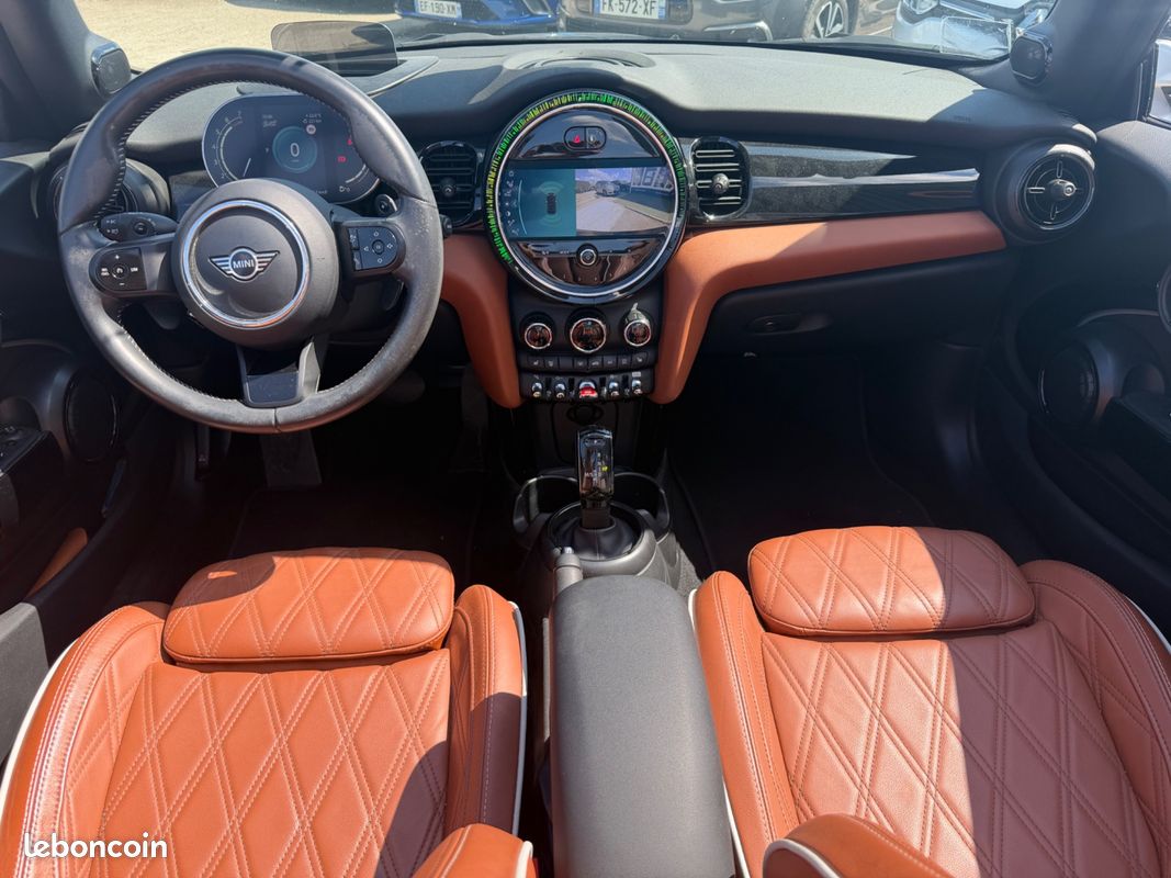 MINI CABRIO 2.0 180CH COOPER S BVA - 1ÈRE MAIN - AFFICHAGE TÊTE HAUTE - INT. CUIR CHAUFFANT - CAPOTE ELECTRIQUe (image 15)