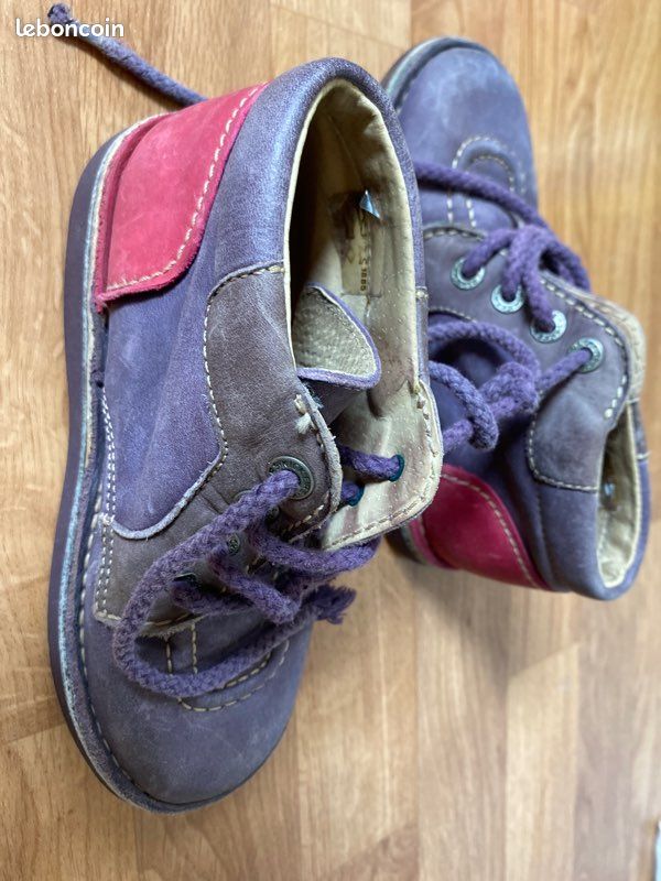 Bottines « Kickers », pointure 30, TBE (image 3)