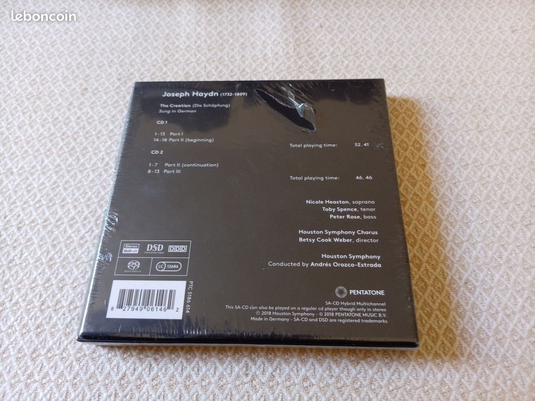 Haydn : The Creation - Orozco-Estrada - 2 SACD Pentatone Neuf (image 2)