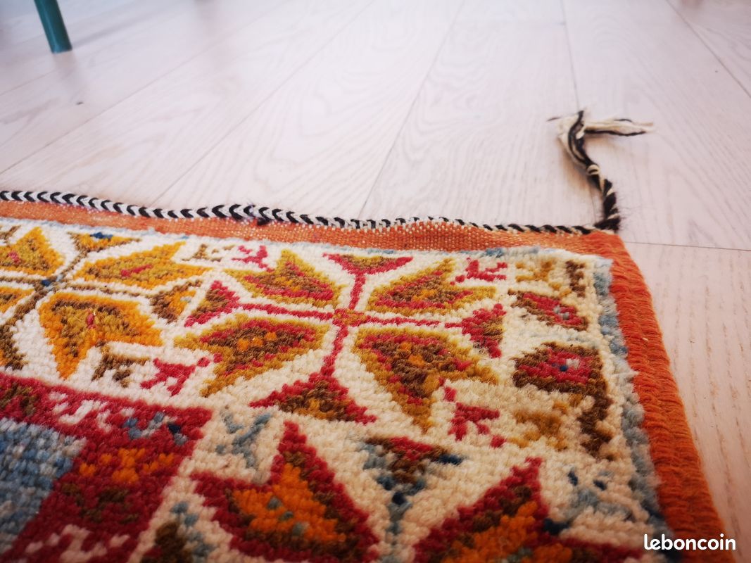 Tapis oriental vintage noué à la main 200 cm x 300 cm