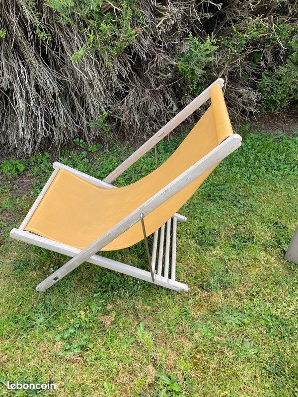 Chaise longue transat grande taille très solide (image 1)