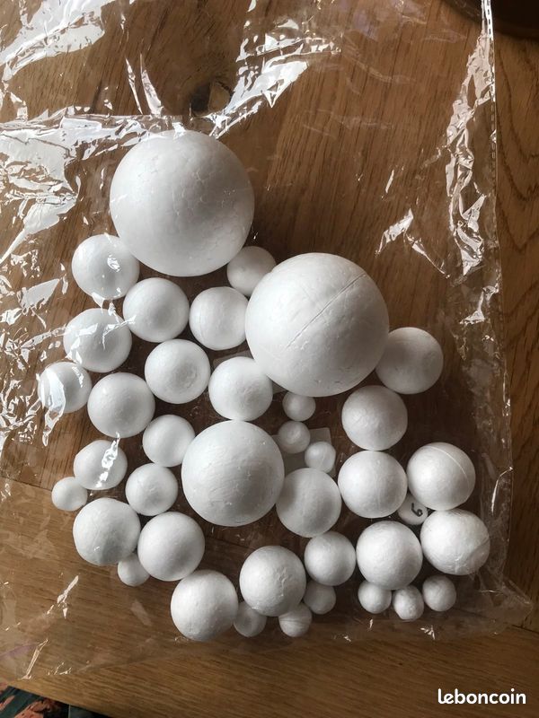Boules polystyrène (image 3)