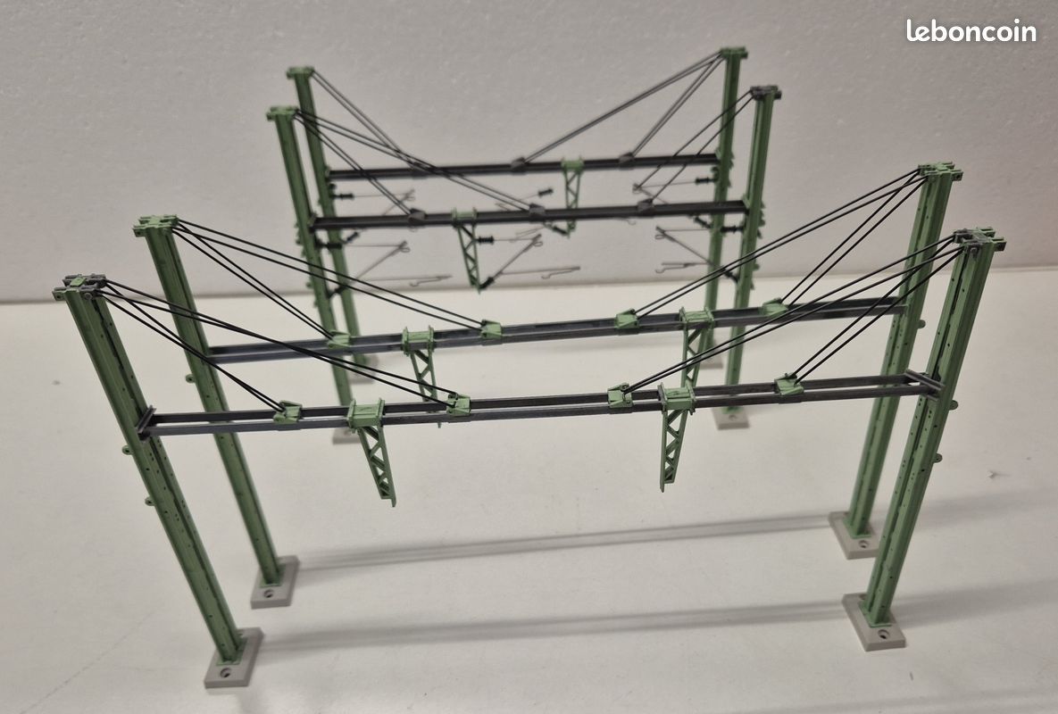 Portiques Caténaires HO Multi-voies - Fabrication Artisanale - Modélisme