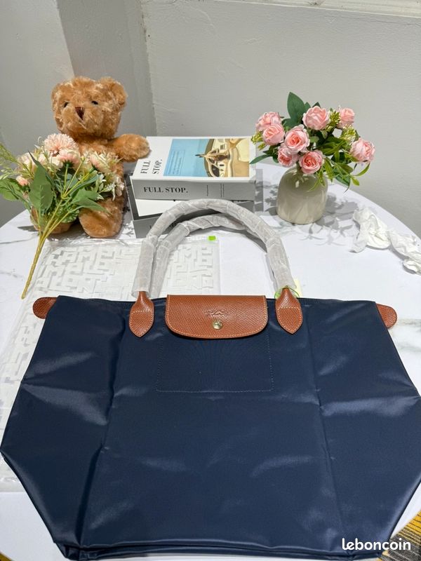 Sac Cabas Sac Longchamp Bleu Marine Cuir Longchamp Sac Cabas L Le