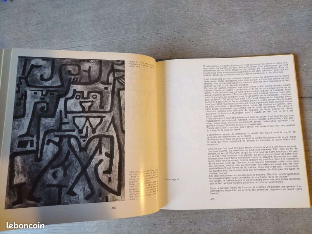 Livre rare " Écrits sur l'art : La pensée créatrice " Paul Klee 1973 (image 11)