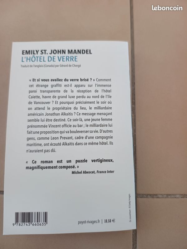 L'hôtel de verre d'Emily St John Mandel (image 2)