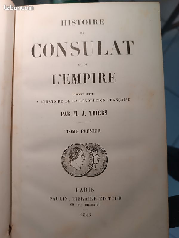 Le Consulat et l'Empire-Thiers- Édition originale (image 2)