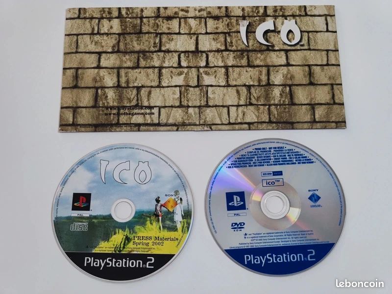 Disques du Press Kit d'ICO PS2 - Jeux vidéo