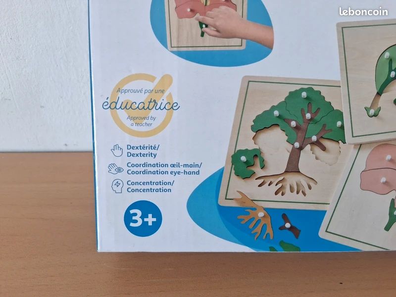 Mes Puzzles Botaniques Bois 'Montessori" (article neuf) (image 4)