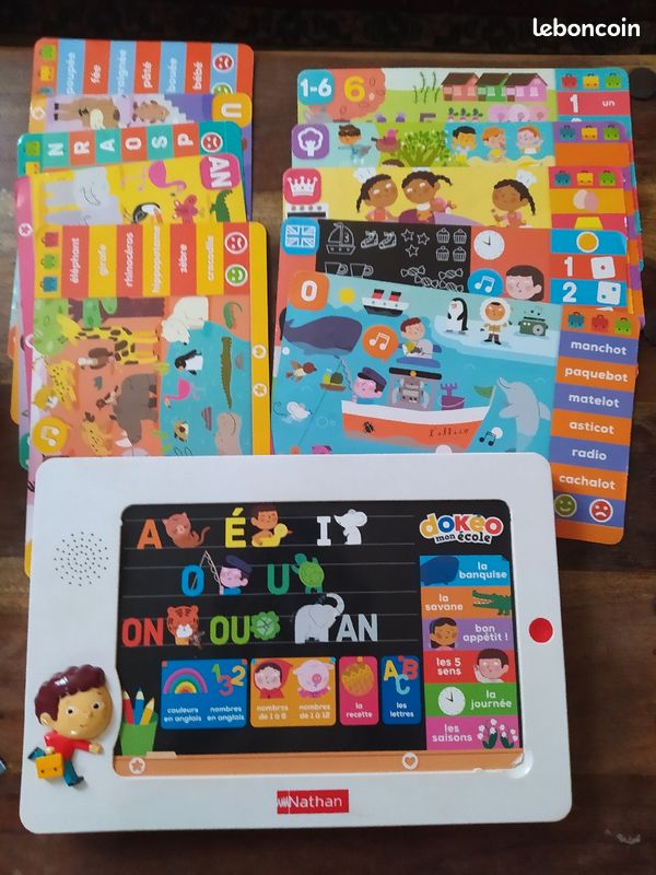 Tablette Dokéo mon école + boîte, guide pour les parents, garantie... (image 3)