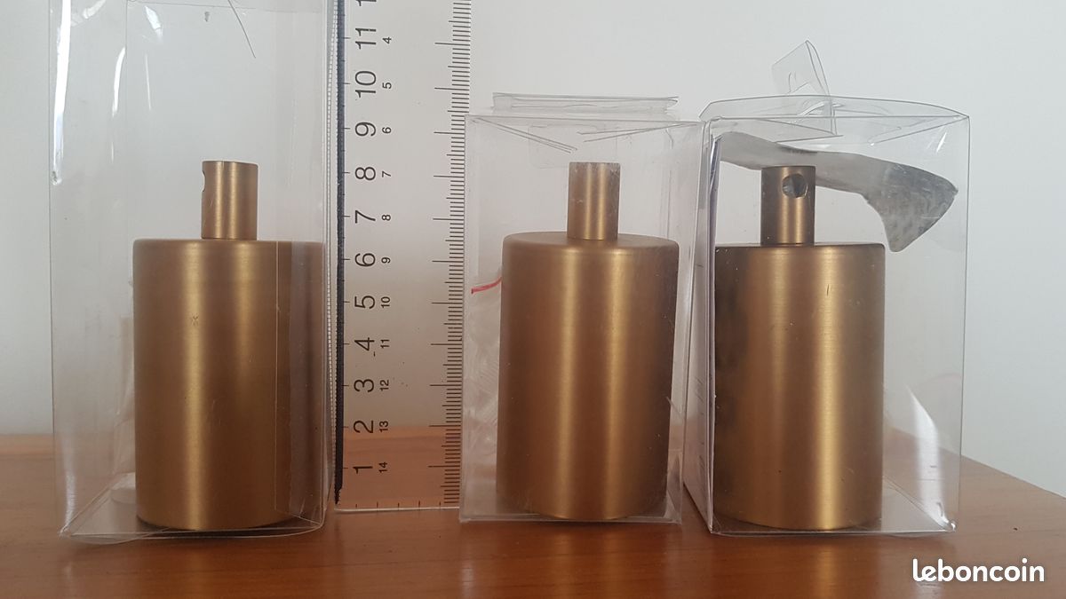 Lot de 3 douilles électriques déco (image 1)