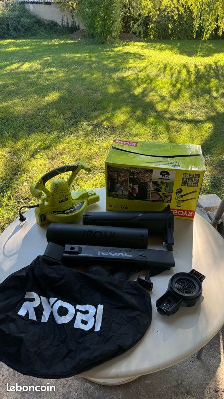Aspirateur Souffleur Broyeur Ryobi 3000W – Très bon état (avec boîte) (image 11)