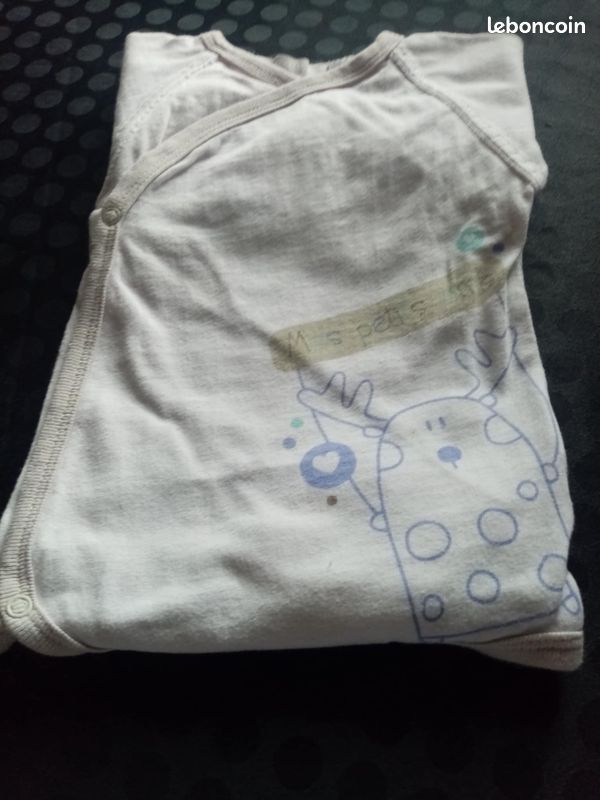 Lot de 6 body 3 mois boutonnage devant (image 13)