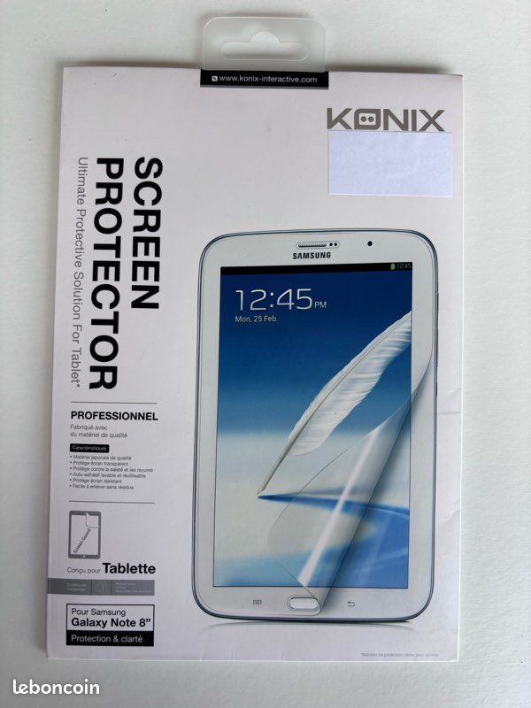 Film de protection pour tablette Samsung galaxy note 8’´ (image 1)