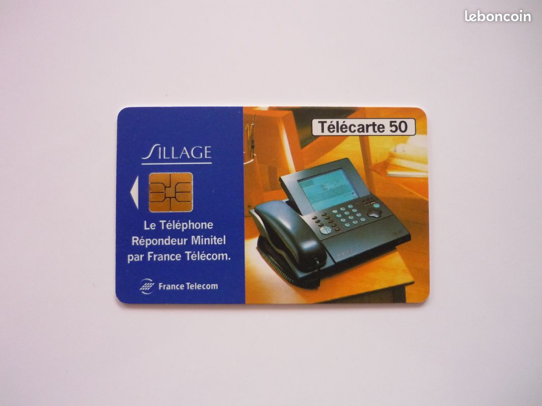 Télécarte France 50 Unités 07/95 – Sillage – Le Téléphone Répondeur Minitel