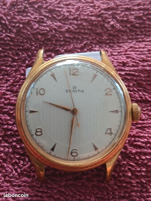 Montre Bracelet Ancienne Incitus - Mouvement Automatique - Boîtier Et Bracelet Plaqué Or - Pour Homme