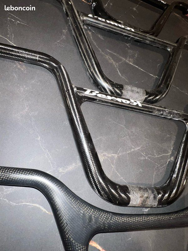 Guidon BMX Vintage Huffy Chromé - Avec Serrure, Embouts Et Poignées Peaux De Lézard Old School