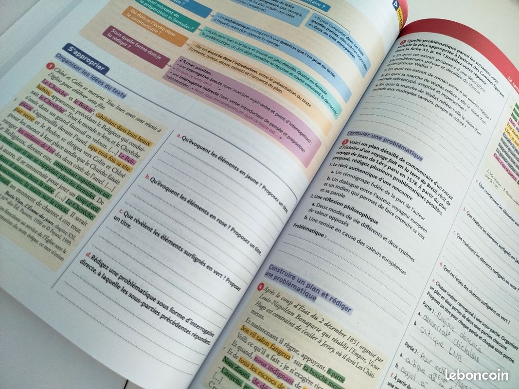 Cahier de Français 1re (image 4)