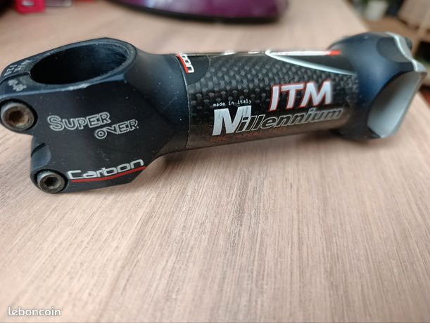 Potence route ITM X-One Full Carbone 31,8mm L.120mm noir - Partie cycle vélo sur La Bécanerie