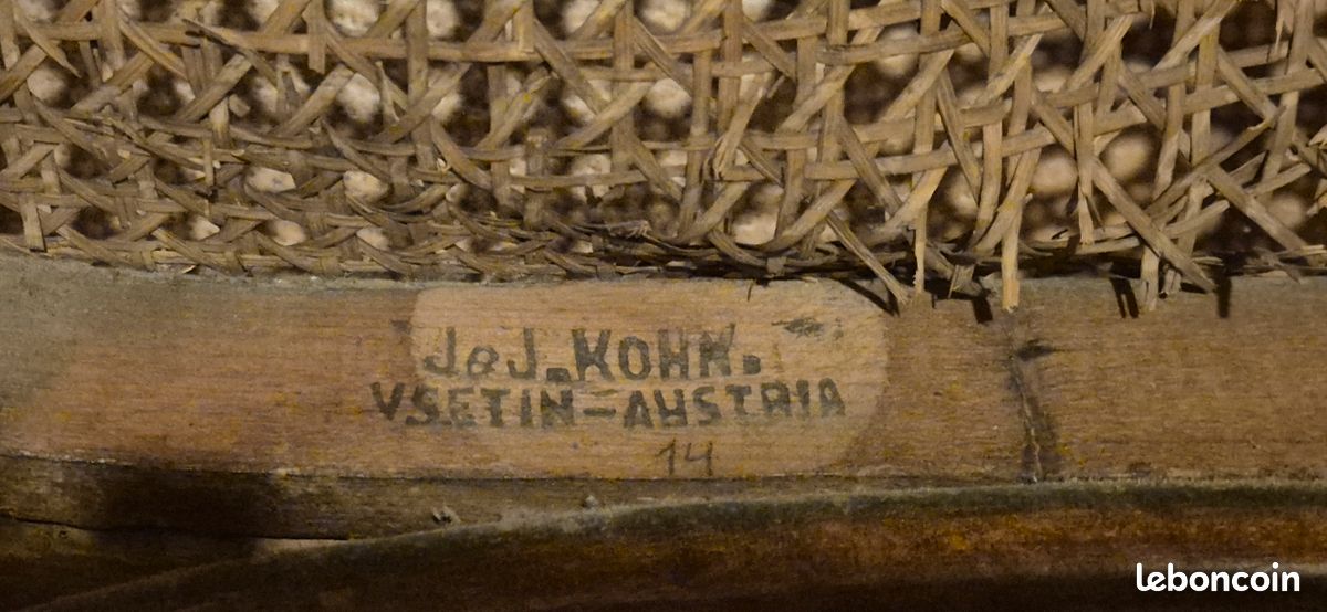 Chaise Jacob and Joseph Kohn – Vsetin (Austria) à restaurer (image 6)