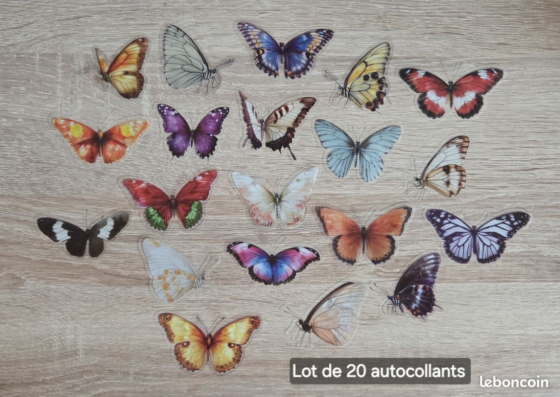 Autocollants Scrapbook mignons à nœud papillon, 45 pièces, autocollants