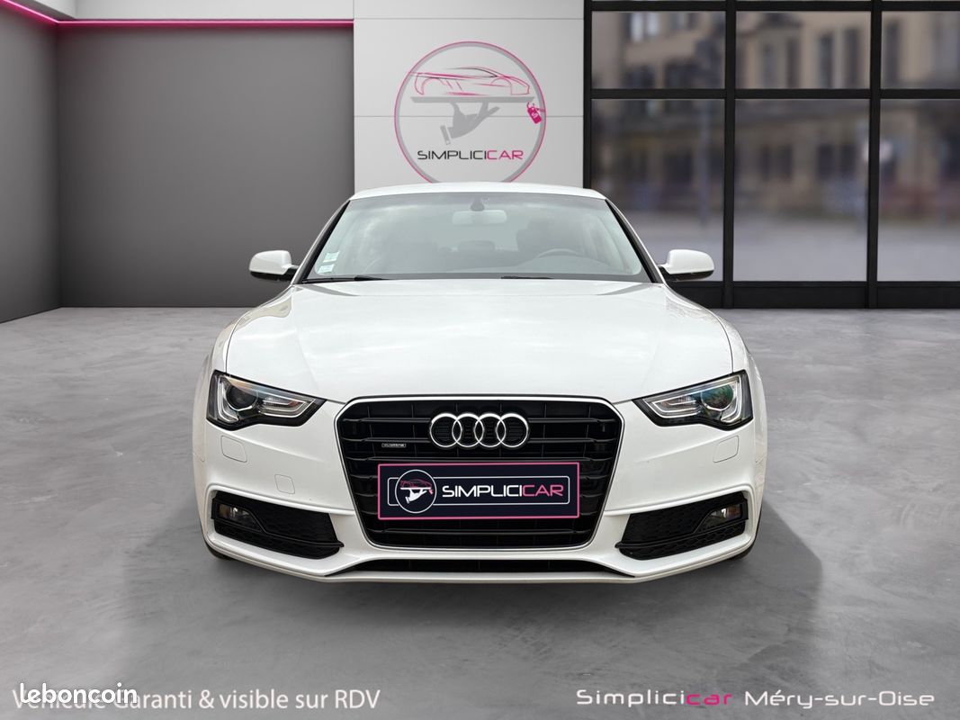 AUDI A5 (2) SPORTBACK 2.0 TDI 190 S LINE QUATTRO S TRONIC 190Ch Garantie 12 mois TRÉS BON ÉTAT SUIVI AUDI (image 8)
