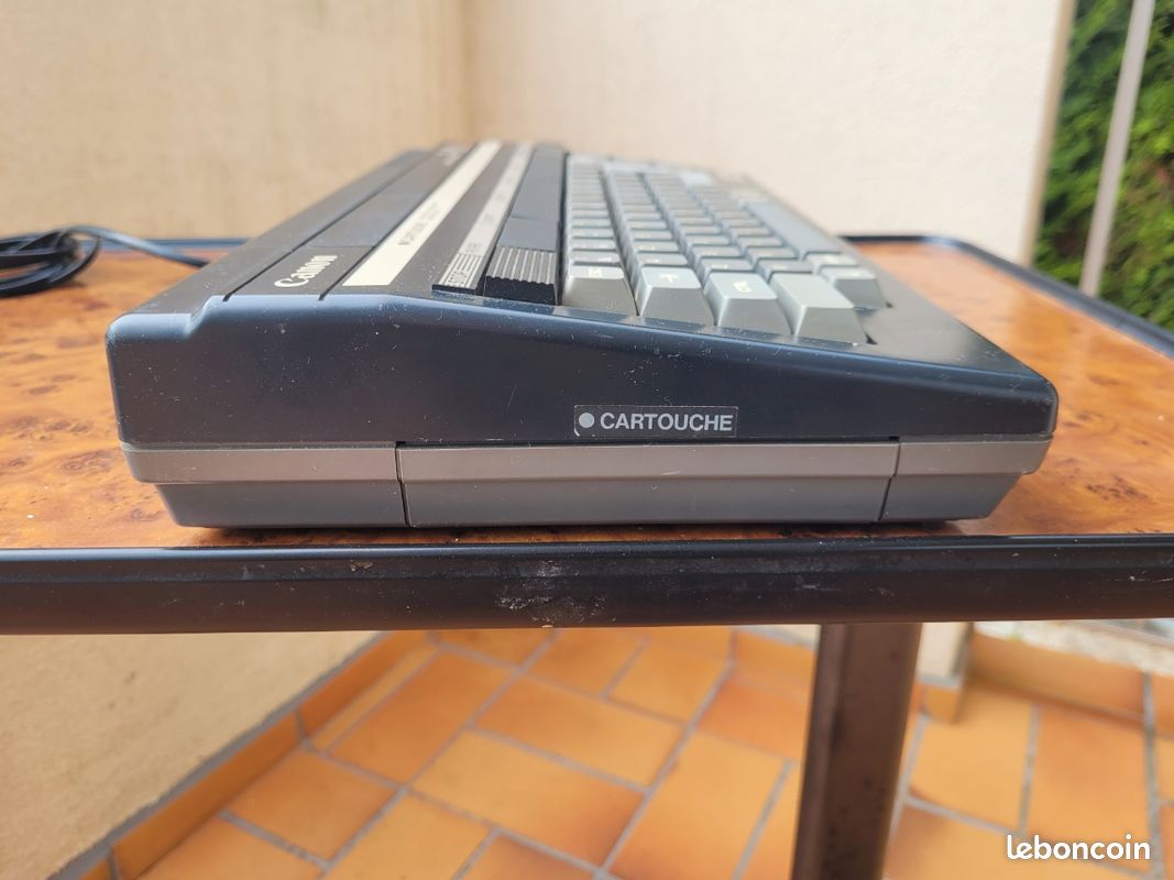 Ordinateur Vintage MSX V-20 Canon - Bon état - Testé