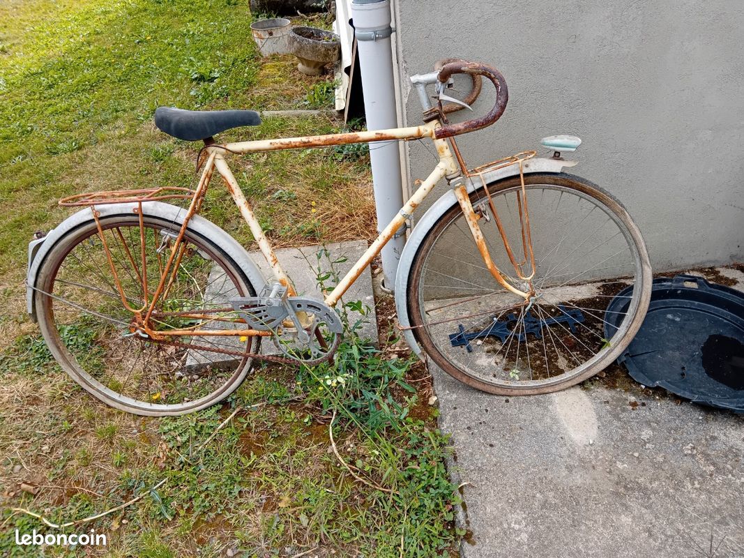 Roue Avant Vintage Pour Vélo Ancien – Pneu à Talon Français, Style Diamant – Parfait Pour L’Eroica Ou La Collection