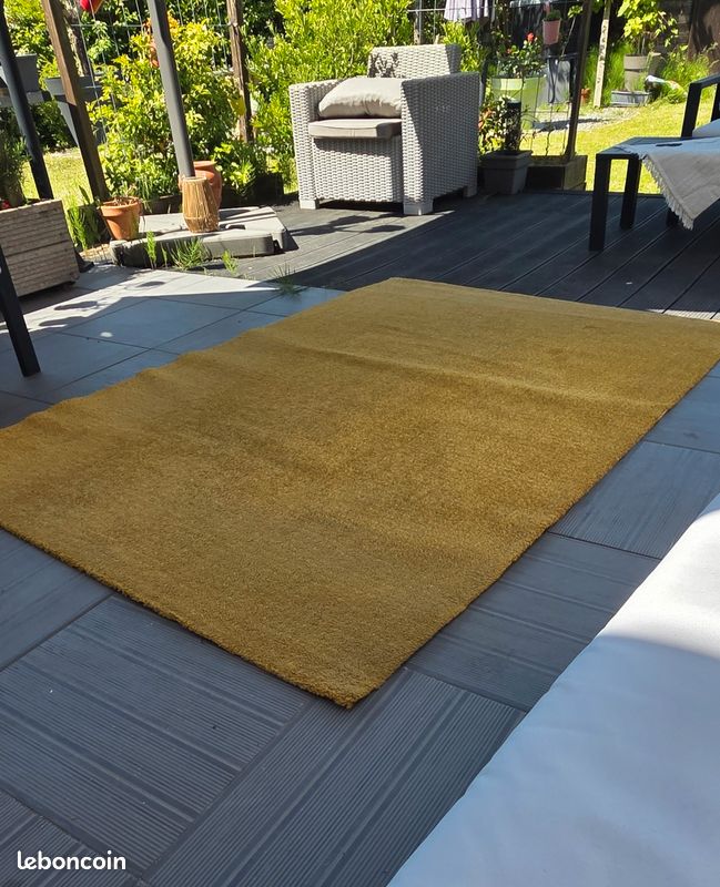 Tapis IKEA Langsted Beige - Occasion - Dimensions à Vérifier