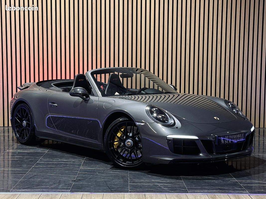 PORSCHE 911 CABRIOLET 991 (2) CARRERA 4 GTS Cabriolet 3.0 450 PDK 56KE D\'OPTIONS IMMAT FRANCE SUIVI PORSCHE (image 1)