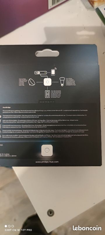 Vend pont Philips Hue pour lampe connecté neuf (image 2)