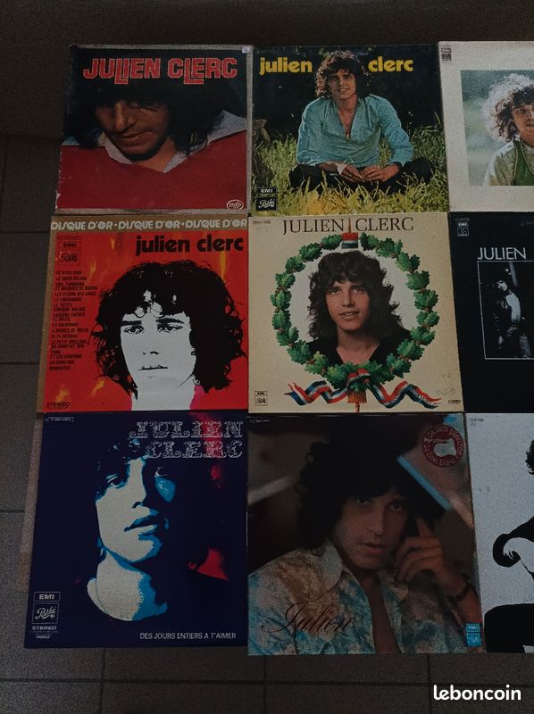 17 vinyles 33T Julien Clerc (image 1)