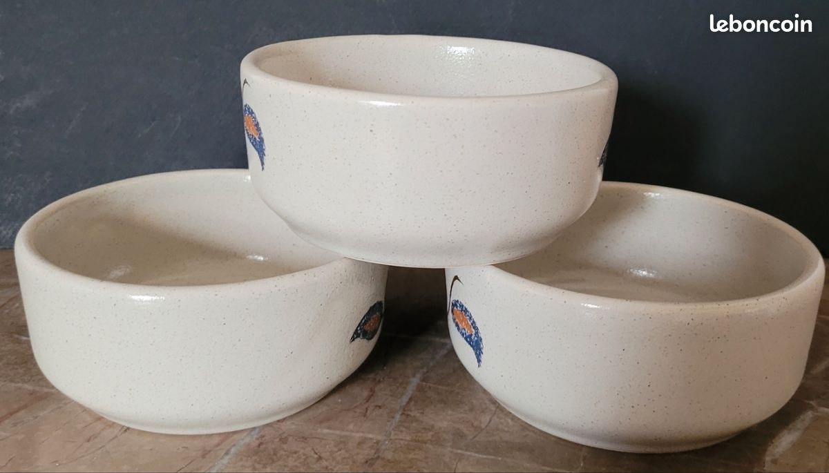 Lot de 4 ramequins en faïence - Arts de la table