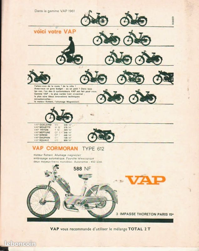 Scooters et CYCLOMOTO 102 VAP CORMORAN 612 Raid MONNERET PARIS-LONDRES en PALOMA Supert Strada Scooters au salon de LONDRES NSU QUICKLY TT MOBYLETTE AV 87 ITOM " Comptizione " Motobcane AV 79 - Livres Scooters et CYCLOMOTO 102 VAP CORMORAN 612 Raid MONNERET PARIS-LONDRES en PALOMA Supert Strada Scooters au salon de LONDRES NSU QUICKLY TT MOBYLETTE AV 87 ITOM " Comptizione " Motobcane AV 79 - Livres