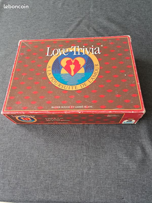 Jeu Love Trivia Schmidt - Version Rouge Et Blanche, Occasion Complète