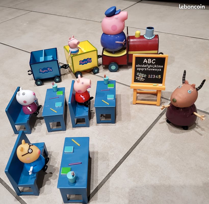 Classe et train peppa pig (image 1)