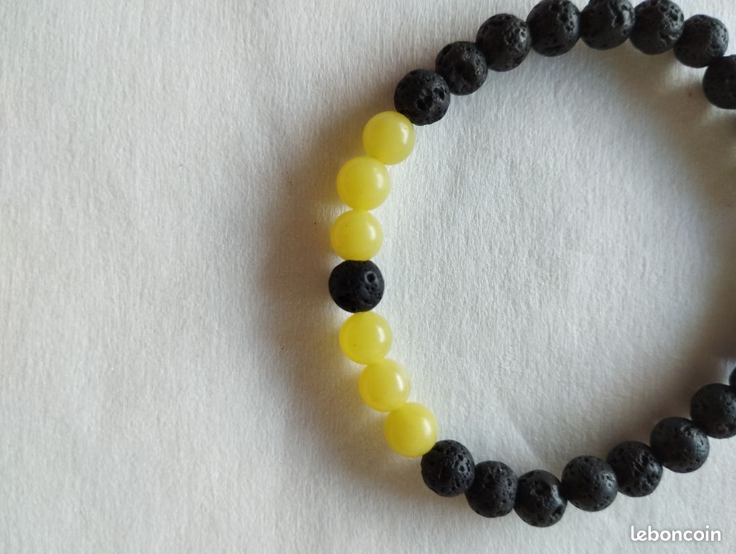 Spécial St Valentin duo de bracelet lithothérapie veine de dragon / jade d'Australie (image 6)