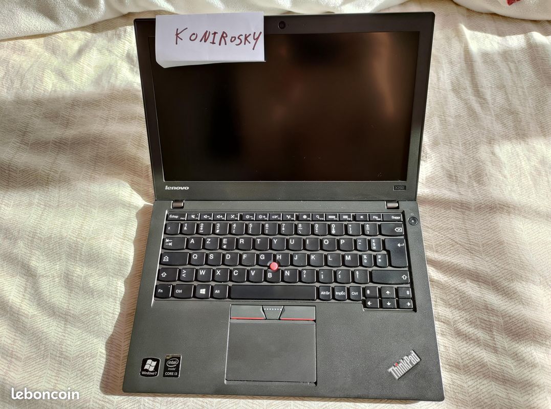 PC portable Lenovo ThinkPad X250, Intel Core i3, 8 Go RAM, SSD 256 (image 1)