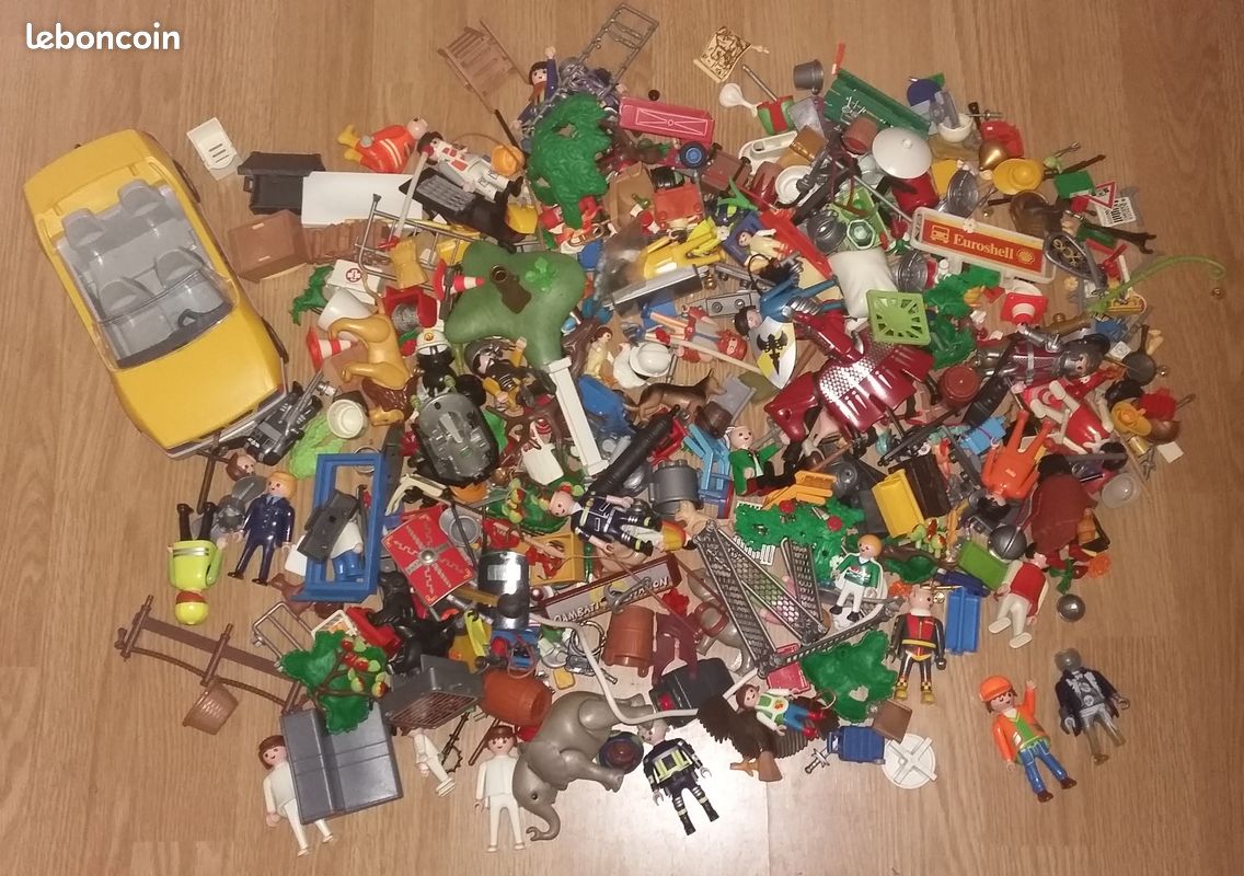 LOT VRAC PLAYMOBIL Toutes Époques Thème Divers 15kg EUR 79,00 - FR
