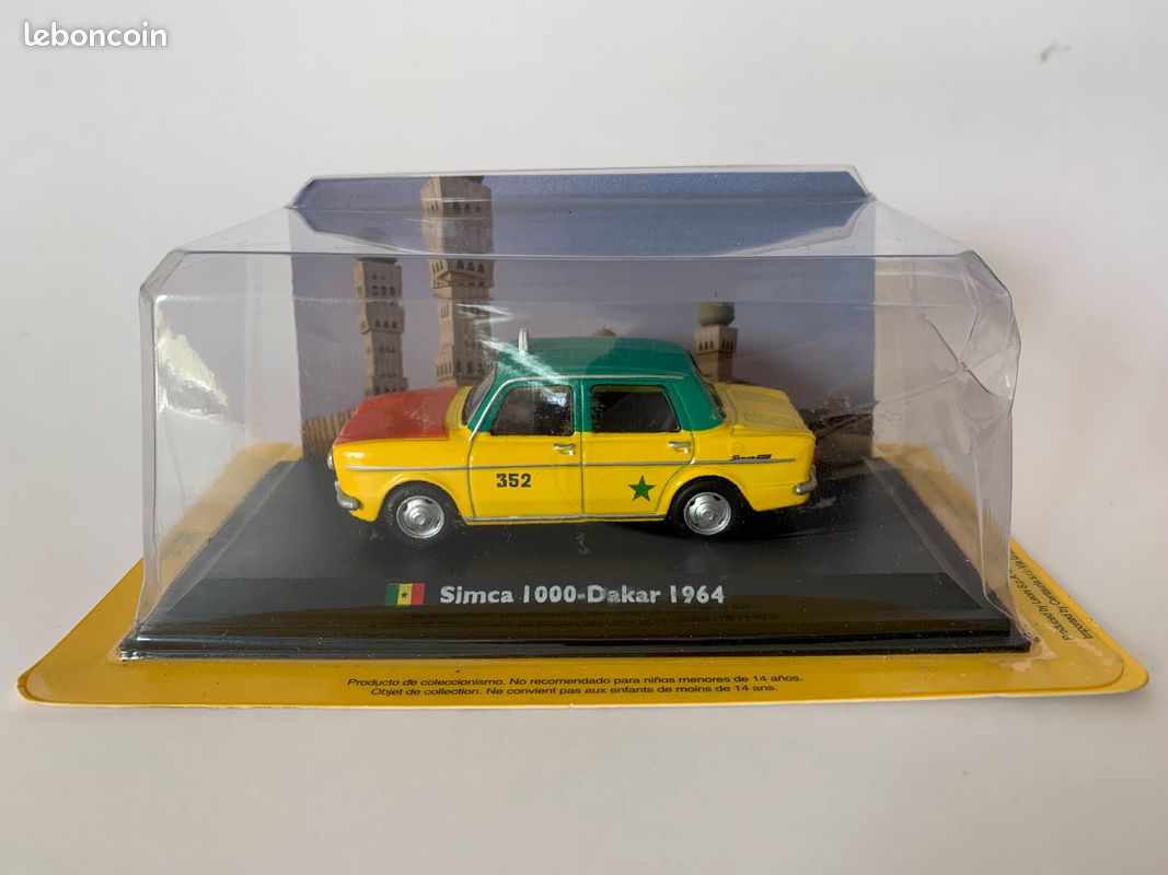 Minialuxe Simca 1000 Jaune Citron - Coffret Série STAR 1/43 - NEUF En Boîte - 500 Ex